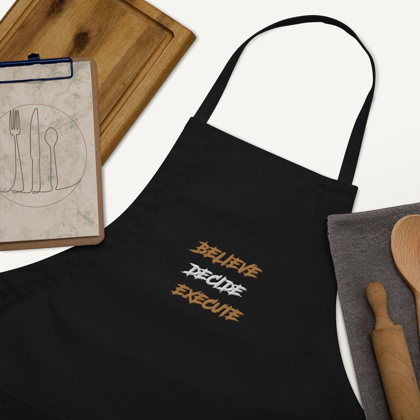 Embroidered Chef Apron BDEM WGW
