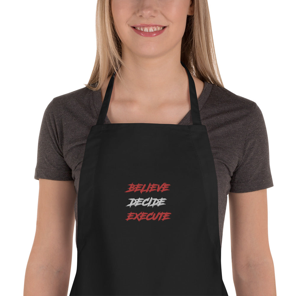 Embroidered Chef Apron BDE RWR