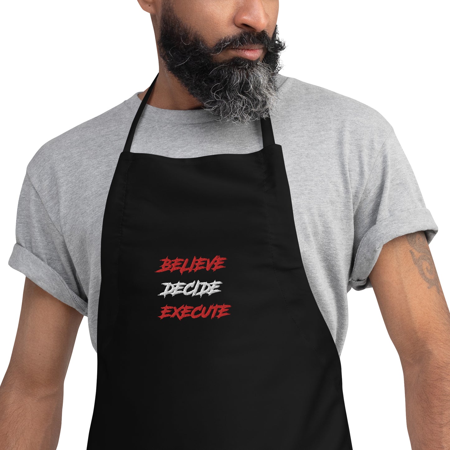 Embroidered Chef Apron BDE RWR